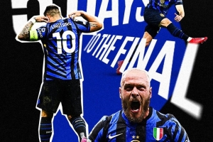 还有五天！国米发布欧冠决赛倒计时海报